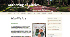 Desktop Screenshot of gatheringofcircles.com