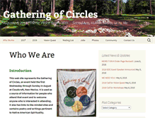 Tablet Screenshot of gatheringofcircles.com